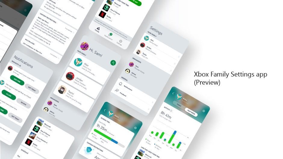 Gaming für Familien: Xbox Family Settings App für iOS und Android ab sofort verfügbar